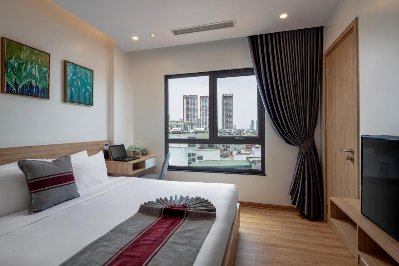 The Galaxy Home Hotel & Apartment Hanoi Exterior foto